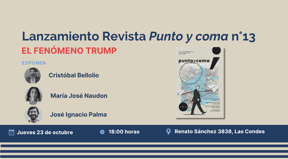Participa del Lanzamiento de Punto y coma 13 "El fenómeno Trump"